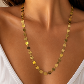 Colar Cristina banhado a ouro 18K